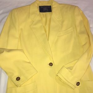 Burberry Yellow Blazer